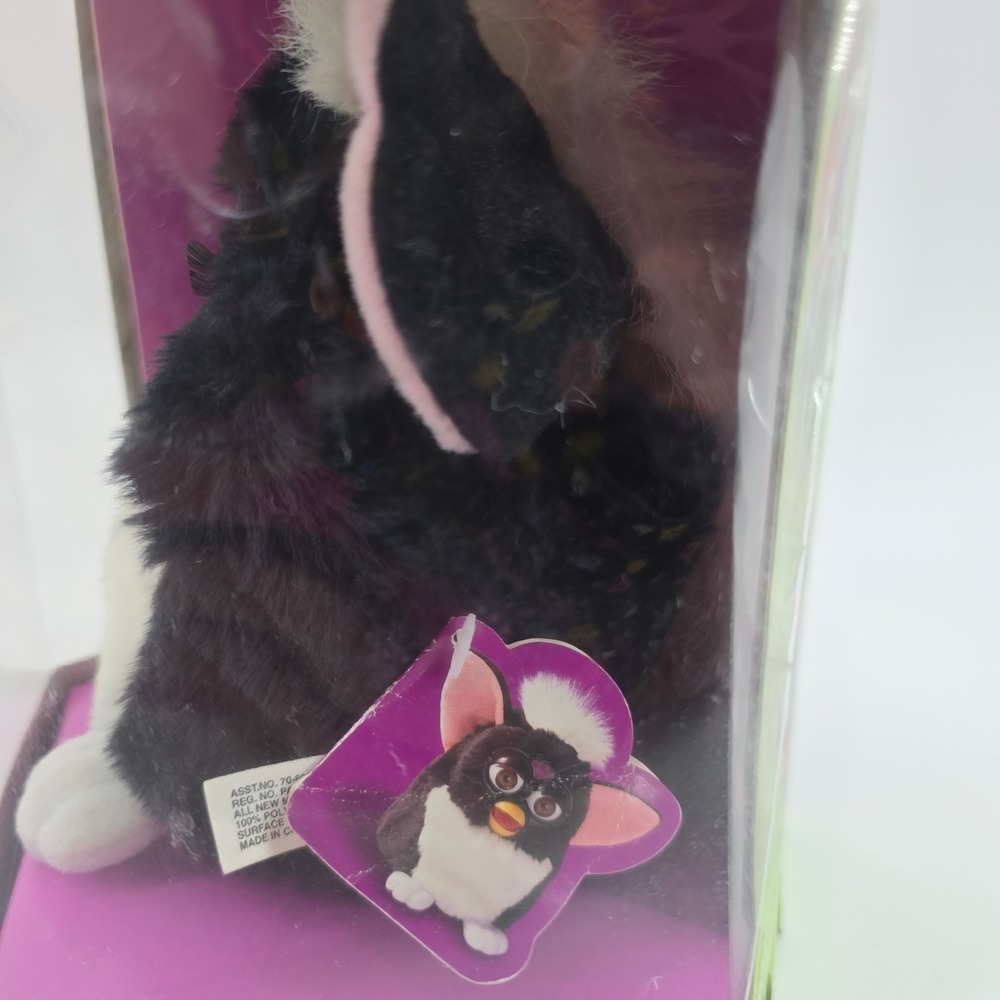 Tiger Electronics Furby 1998 Vintage Model 70-800 Tuxedo Black White - Picture 4 of 4